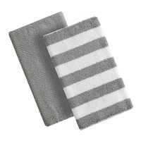 阿瓦提毛巾经典款两条装（条纹+纯色）