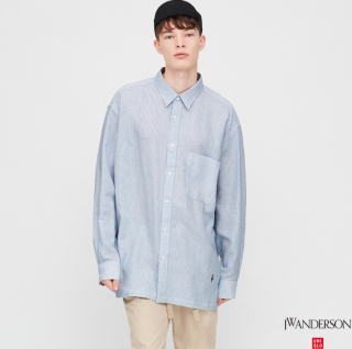 UNIQLO 优衣库 JW ANDERSON 427828 麻莫代尔衬衫