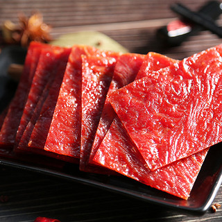 味巴哥猪肉脯300g包邮靖江特产原蜜汁麻辣味猪肉铺干29.9肉类零食