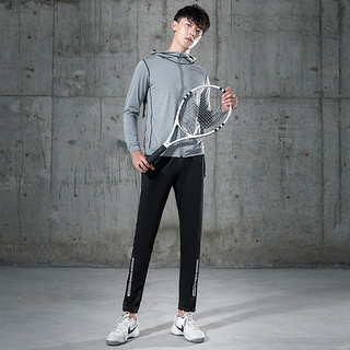 跑步套装男秋冬季运动宽松健身服外套跑步长裤足球装备休闲两件套