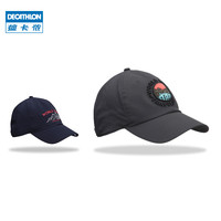 迪卡侬户外鸭舌帽棒球帽女速干钓鱼遮阳帽运动鸭舌太阳帽子FOR1