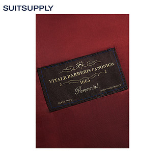 Suitsupply-Lazio黑色羊毛平纹商务男士礼服西装上衣