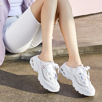 SKECHERS 斯凯奇 66666282 女士厚底老爹鞋 BLK 37