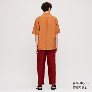 男装 古巴领衬衫(短袖) 426176 优衣库UNIQLO