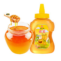 冠生园 百花蜂蜜580g/瓶 自然百花花蜜蜂蜜制品 无污染尖嘴瓶装 *13件