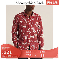 中国年特别系列Abercrombie & Fitch男装 潮流纽扣式衬衫 303011-1 *2件