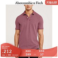 Abercrombie & Fitch男装 夏季翻领短袖印花Polo衫 303102-1 AF *2件