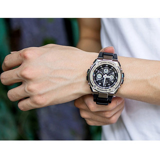 CASIO 卡西欧 G-SHOCK系列 男士太阳能腕表 GST-S110-1ADR