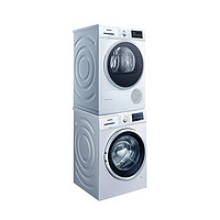 SIEMENS 西门子 WM14P2602W+WT47W5601W 洗衣机烘干机洗烘套装 10+9KG