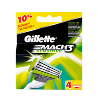 GILLETTE 吉列 锋速男士防敏型剃须刀片 4片装