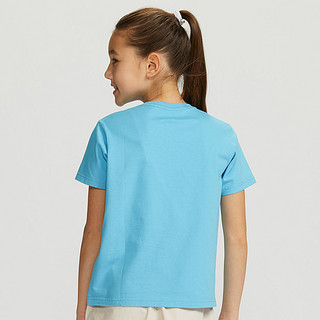 UNIQLO 优衣库 儿童短袖T恤 428274 蓝色 110cm
