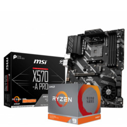AMD R9 3900X CPU处理器 + MSI 微星 X570-A PRO 主板 板U套装