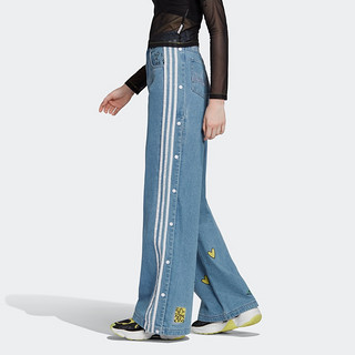 阿迪达斯官网 adidas 三叶草 DENIM TRACKPANT 女装运动裤FL4153