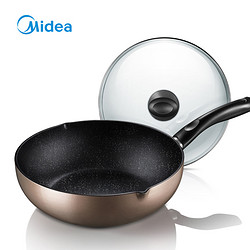 Midea 美的 CJ28WOK302 不粘平底炒锅 28cm  *3件