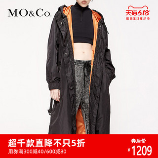 MOCO2019秋季新品Koche系列字母印花连帽外套MAI3COT011 摩安珂 *3件