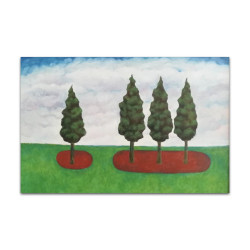 《一个与一些》金金 60cm*40cm 布面油画