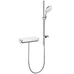 Hansgrohe 汉斯格雅 飞雨 RainDance Select S150 淋浴系统 带恒温器 白色/镀铬