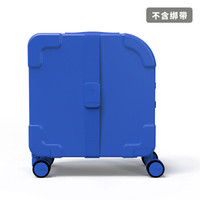 alloy  拉杆箱21英寸钻蓝方版行李箱拉链款时尚ins网红潮流男女密码旅行箱静音万向轮ST