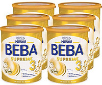 Nestlé BEBA雀巢贝巴 SUPREME 婴儿奶粉3段 800g*6罐