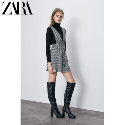 ZARA新款 女装 斜纹肩带背心裙 02320140093