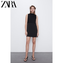ZARA 新款 TRF 女装 拼接连衣裙 00208305800