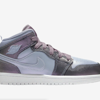 Jordan AJ1 中帮 童鞋女 蓝紫配色