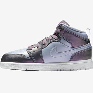 Jordan AJ1 中帮 童鞋女 蓝紫配色