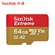 SanDisk 闪迪 Exreme 至尊极速 A2 TF存储卡 64GB