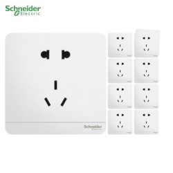 Schneider Electric 施耐德 绎尚系列 五孔插座 10只装