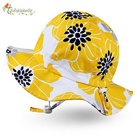 Twinklebelle 儿童黄色花朵遮阳帽