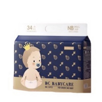 BabyCare 皇室系列 弱酸轻肤通用纸尿裤 NB34片