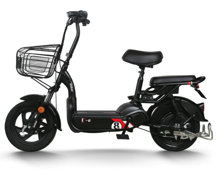 一多tdt18202z小刀电动车48v新国标钢琴黑