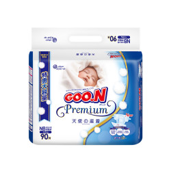 GOO.N 大王 天使系列 环贴式纸尿裤 NB90片  *4件