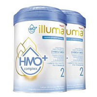 惠氏新升级启赋illuma hmo+超高端婴幼儿奶粉爱尔兰进口2段850g*2 *2件