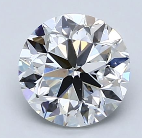 00克拉圆形切割钻石 非常好切工 e级成色 vs2净度
