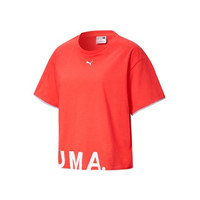 PUMA 彪马   CHASE  579140 女子撞色印花圆领短袖T恤