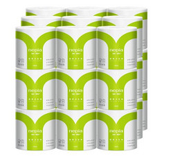 妮飘（nepia） 卷纸经典系列嫩芽卫生纸巾4层180g*27卷筒纸厕纸（整箱销售）（可溶于水） *4件