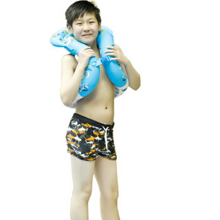 泳乐宝 四代蛇形泳圈 宝宝儿童到成人 加厚环型充气游泳圈 救生圈 XL蓝身高165-180cm
