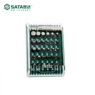 世达（SATA）09332 31件套6.3系列电动旋具头组套