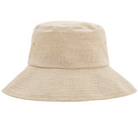 维多迪纳（vedordna）帽子女款渔夫帽大帽檐薄款遮阳帽海边出游沙滩可折叠清新文艺盆帽 MZ146 浅卡其色 均码
