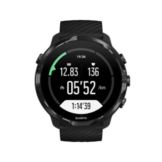 颂拓 SUUNTO SUUNTO 7 定制礼盒智能运动手表 音乐支付跑步心率GPS双系统腕表 柠檬炫黑SS050394000