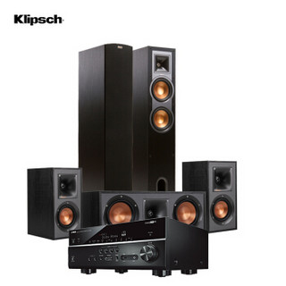 杰士（Klipsch）R-26F+雅马哈RX-V685 功放机 家庭影院 5.0电视音箱 落地式影院 组合音响 客厅影院 套装