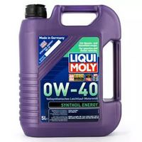 LIQUI MOLY 力魔 能量型 全合成机油 0W-40 A3/B4 SM/CF 5L *3件