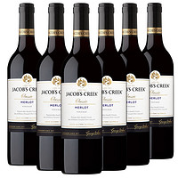 Jacob’s Creek 杰卡斯 经典梅洛干红葡萄酒 750ml*6瓶