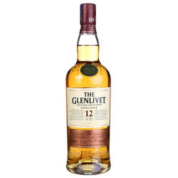 格兰威特 Glenlivet 麦芽苏格兰威士忌 12年 格兰威特 700ML