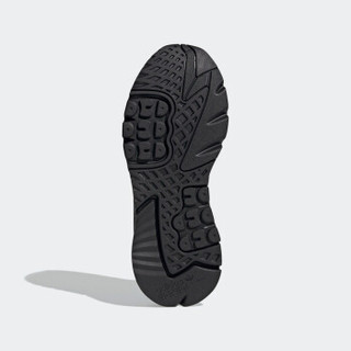 阿迪达斯 adidas官网 三叶草 NITE JOGGER 男女鞋经典运动鞋EF5403 1号黑色/银金属/亮白 41(255mm)