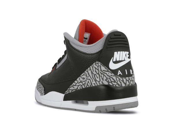 jordan brand air jordan 3 儿童休闲运动鞋 黑水泥(2018) 39【报价