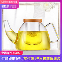 物生物茶壶  创意大象玻璃套装过滤花茶壶 大耐热泡茶壶水壶