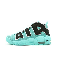 NIKE 耐克 Nike Air More Uptempo 篮球鞋 蒂芙妮绿 CN8118-400 黑绿 45