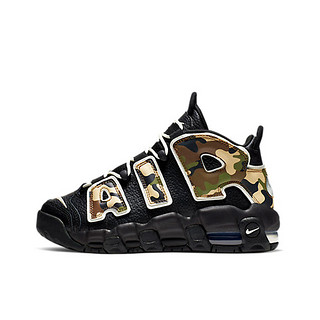 NIKE 耐克 Nike Air More Uptempo 篮球鞋 黑迷彩 46